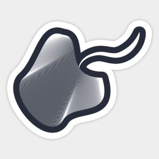 Stingray Manta Sticker